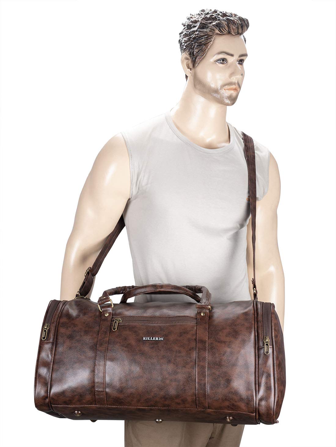Killer Polyester Duffle Bag Brown 11 Inches Desertcart Seychelles