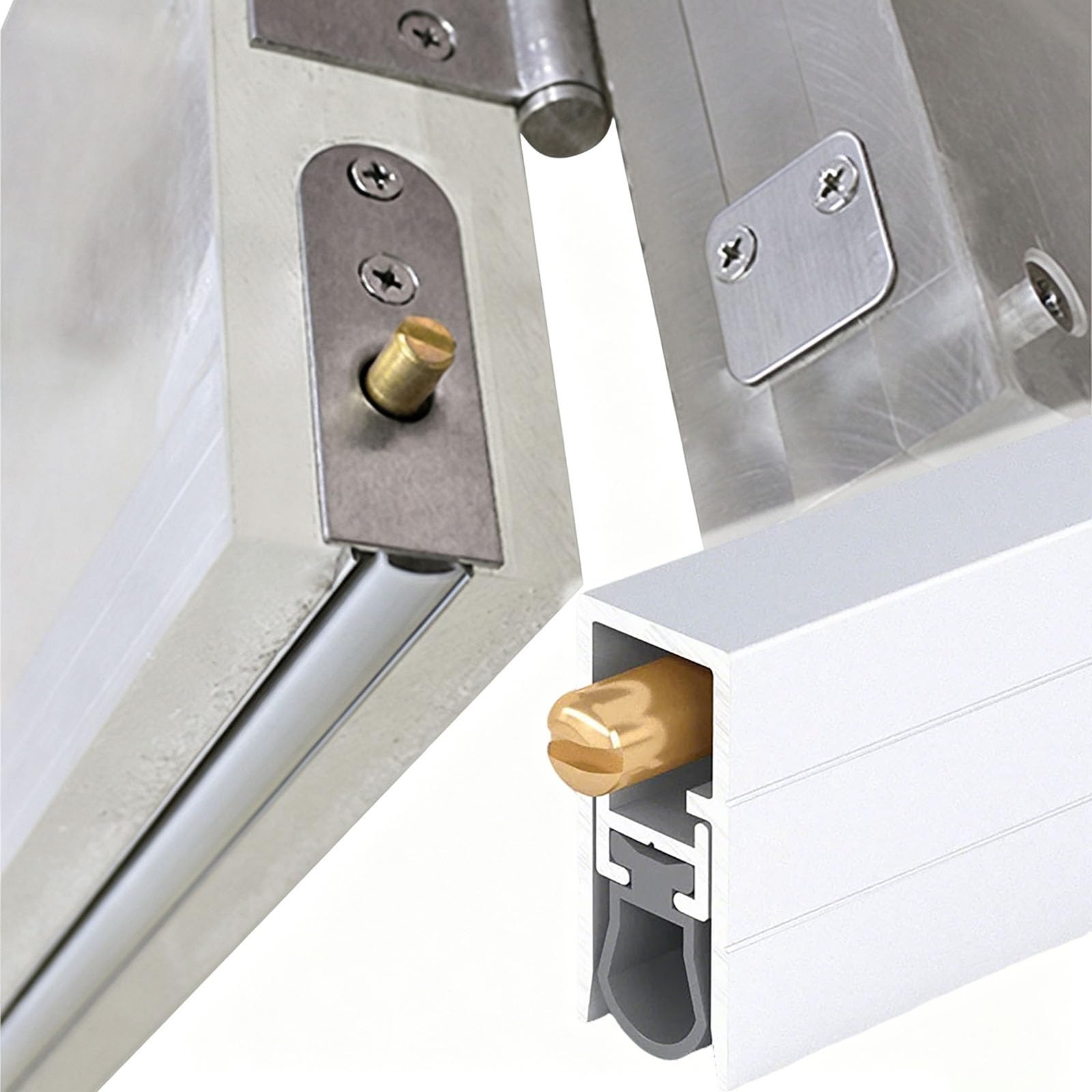 Yxxsdp A Djustable Drop Down Door Sweep With Luminum Lloy Housing