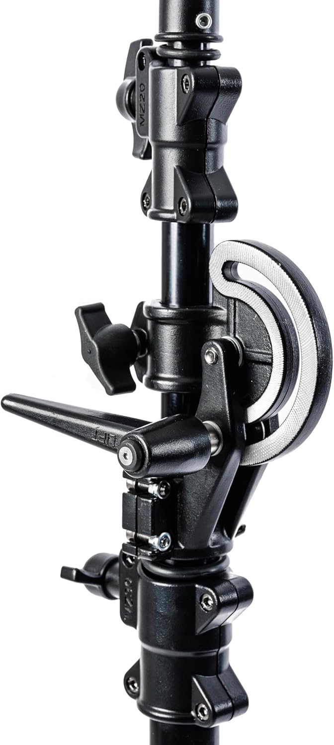 Cheetah Stand 2-in-1 Rolling Boom Light Stand - 13ft in Maximum Height and has Built-in Boom Arm; Includes Wheels and Sandbags for Studio Photography & Videography.