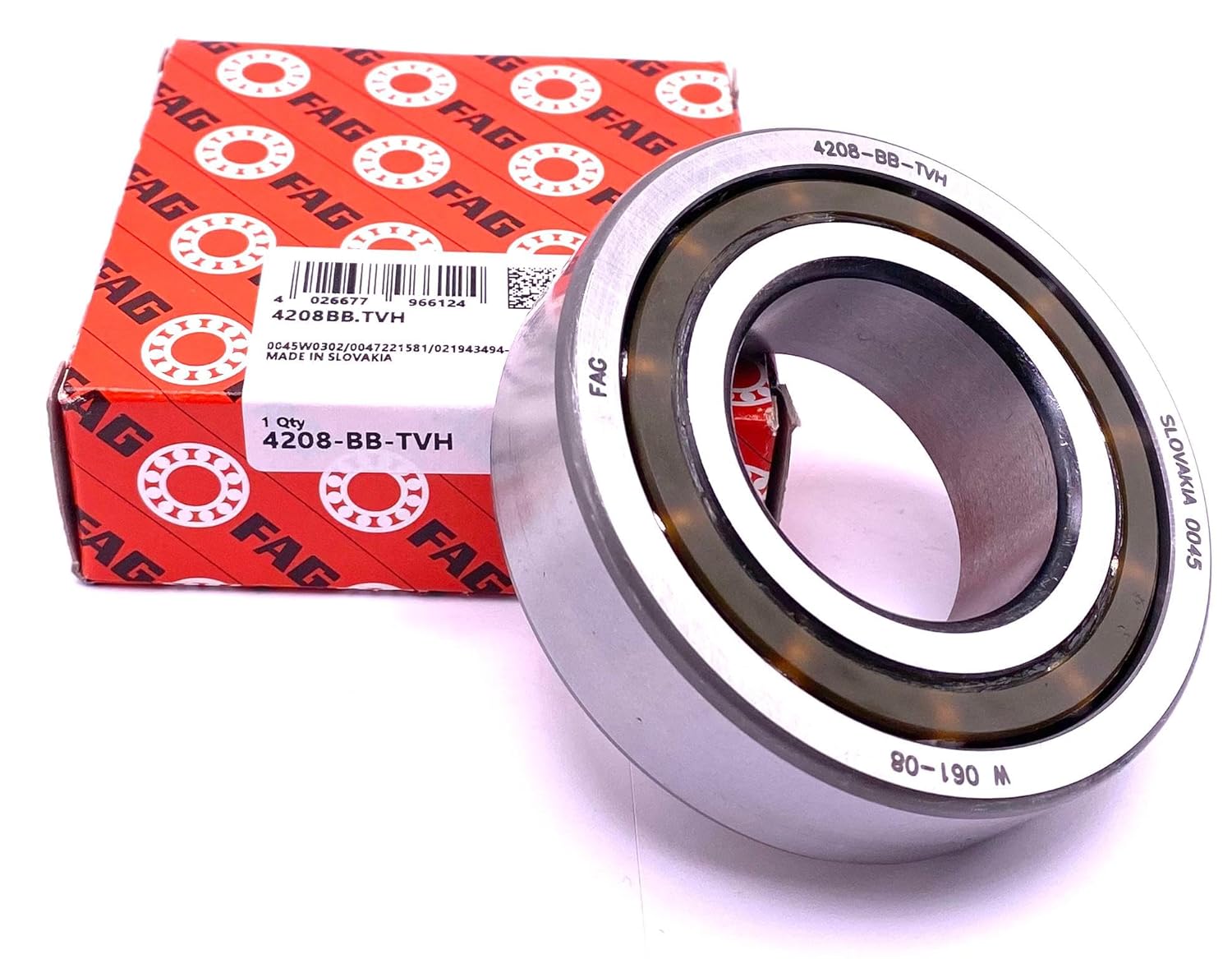 FAG 4208 BB TVH Deep Groove Ball Bearing Double Row 40x80x23 mm