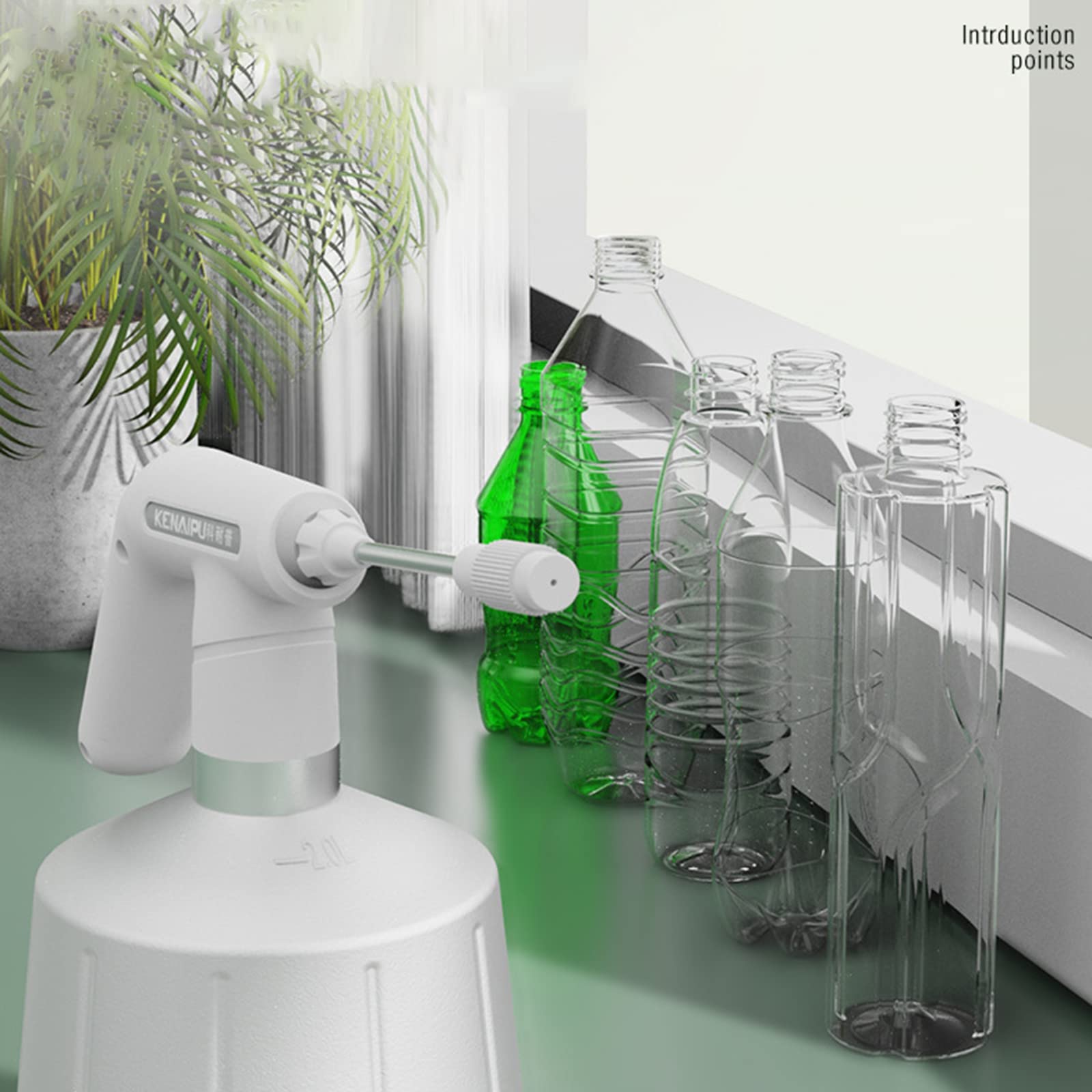 Pulvérisateur de jardin électrique automatique - Alimenté par piles rechargeables - Brumisateur pour plantes - Petit format