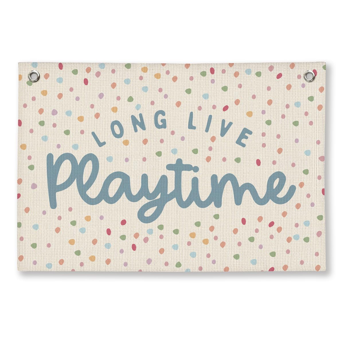 Playroom Kids Toddler Classroon Long Live Playtime Wall Decor