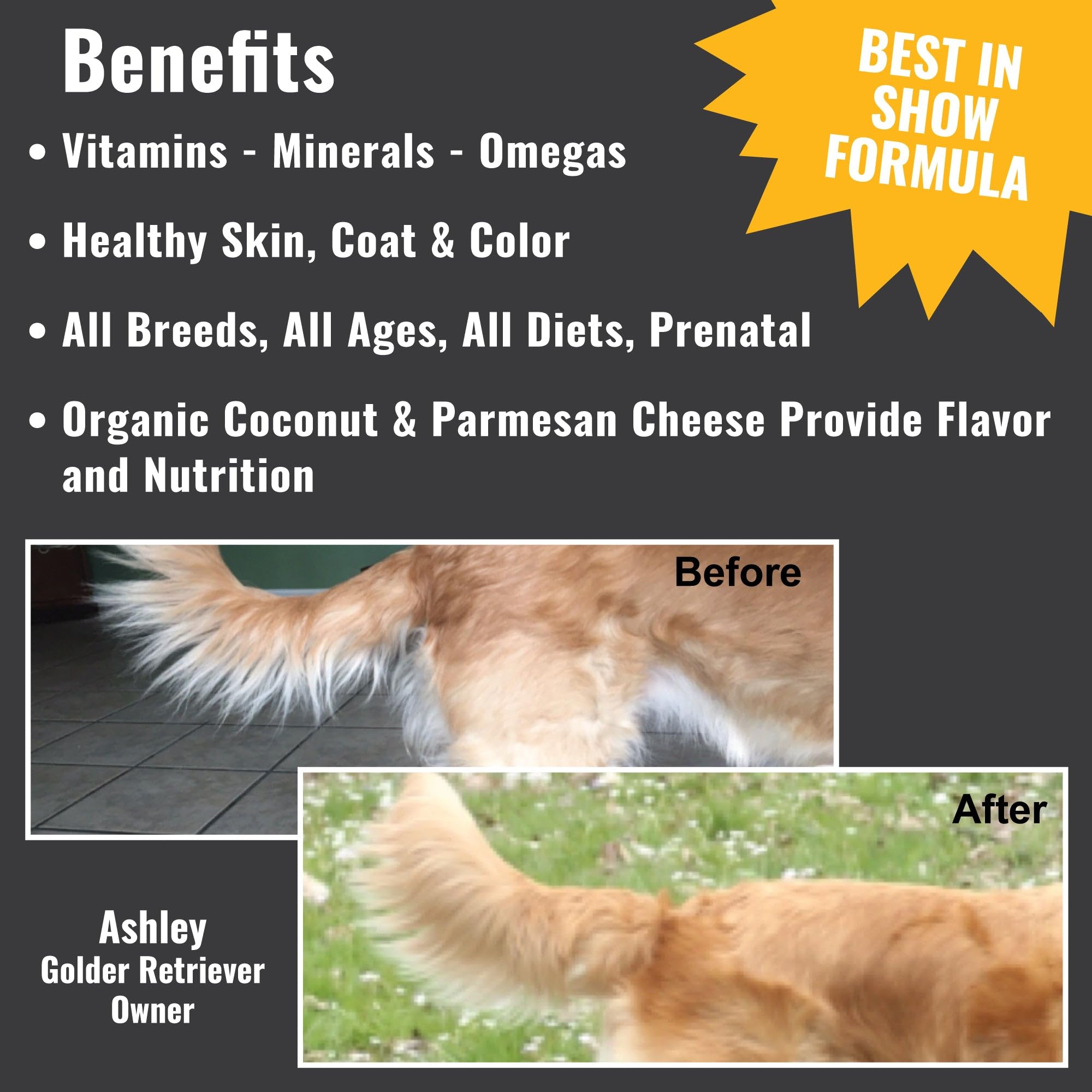 Dogzymes Ultimate Skin and Coat with Algal Oil and Organic Coconut 8 Ounce product thumbnail 5