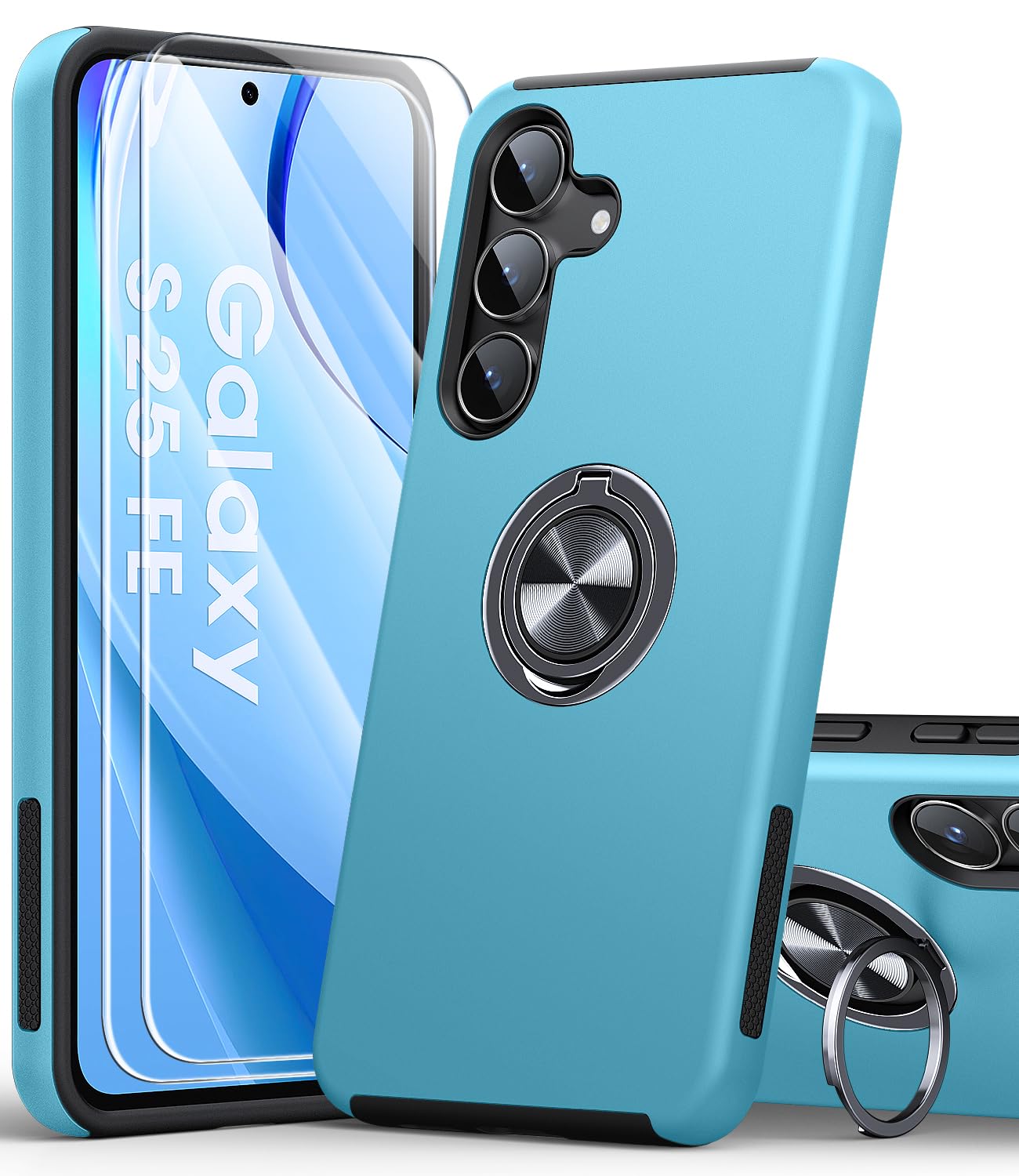 AOUIA für Samsung Galaxy Series Hülle mit 2 Stück Schutzfolie