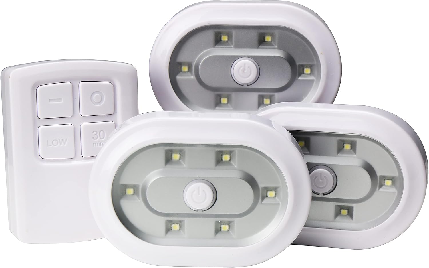 Lifemax Remote Control Wireless LED Lights, AAA Batteries,