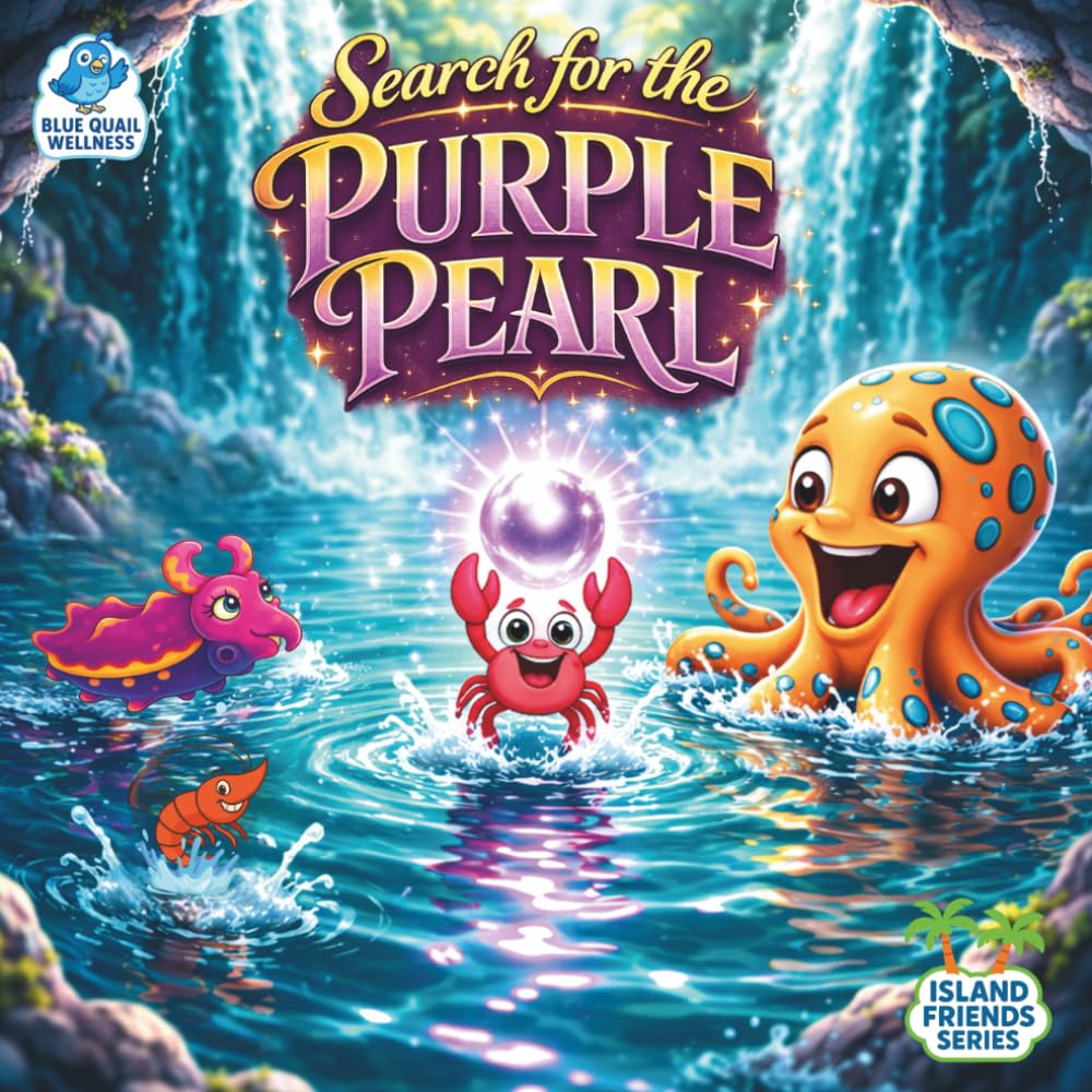 Search for the Purple Pearl: A quest for a magical pearl; fun, friendship, and teamwork shine in this Island Friends adventure (Island Friends - Blue Quail Wellness)