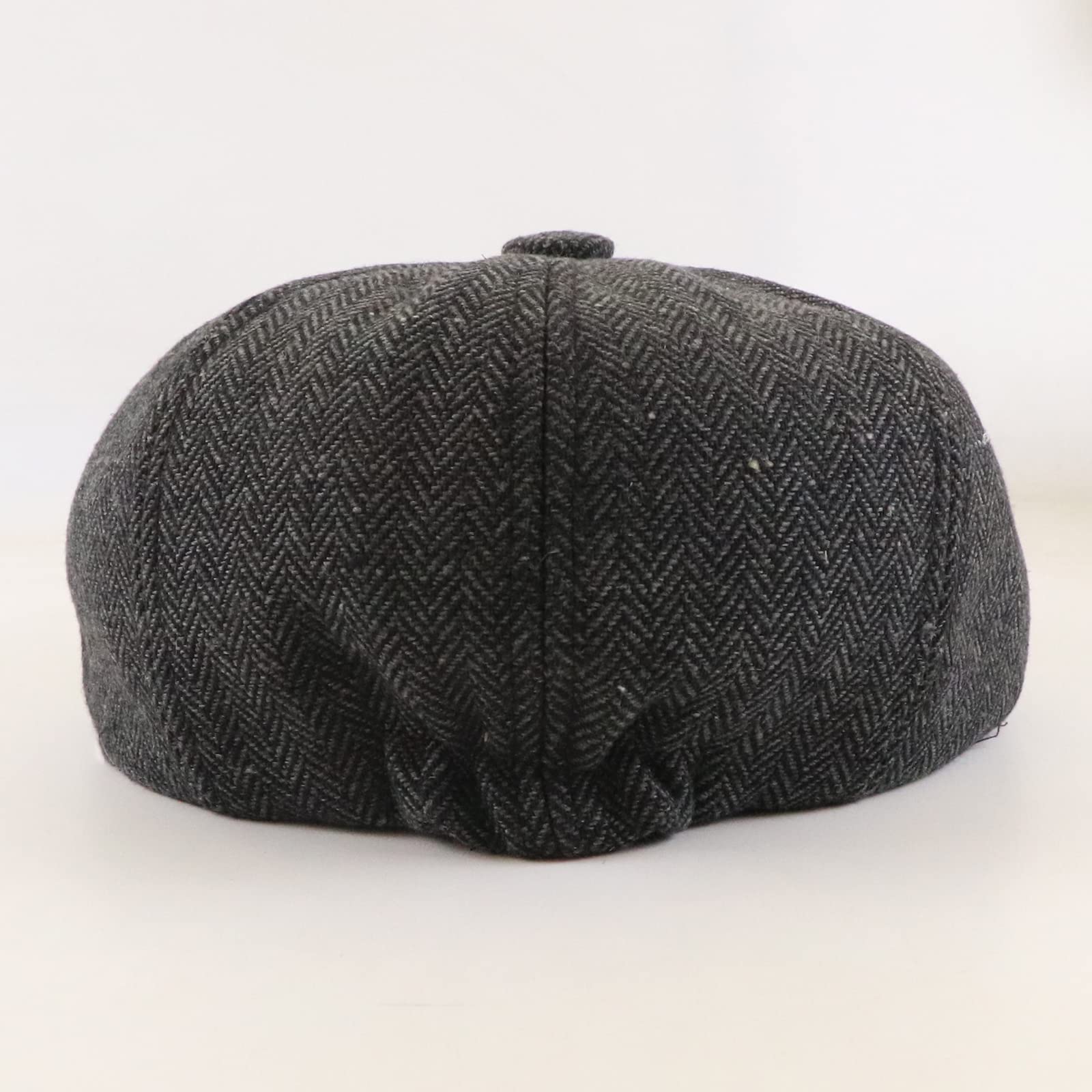 Herren Schiebermmütze Newsboy Baskenmütze,Herringbone Flatcap Mütze,Barett Cap Warme Herren Gatsby Kappen Bakerboy Schirmmütze
