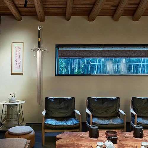 Miniatura 6 de WANLIAN Soporte de espada, gancho de pared, soporte de exhibición vertical de una sola espada, soporte de pared universal para espada, soporte de