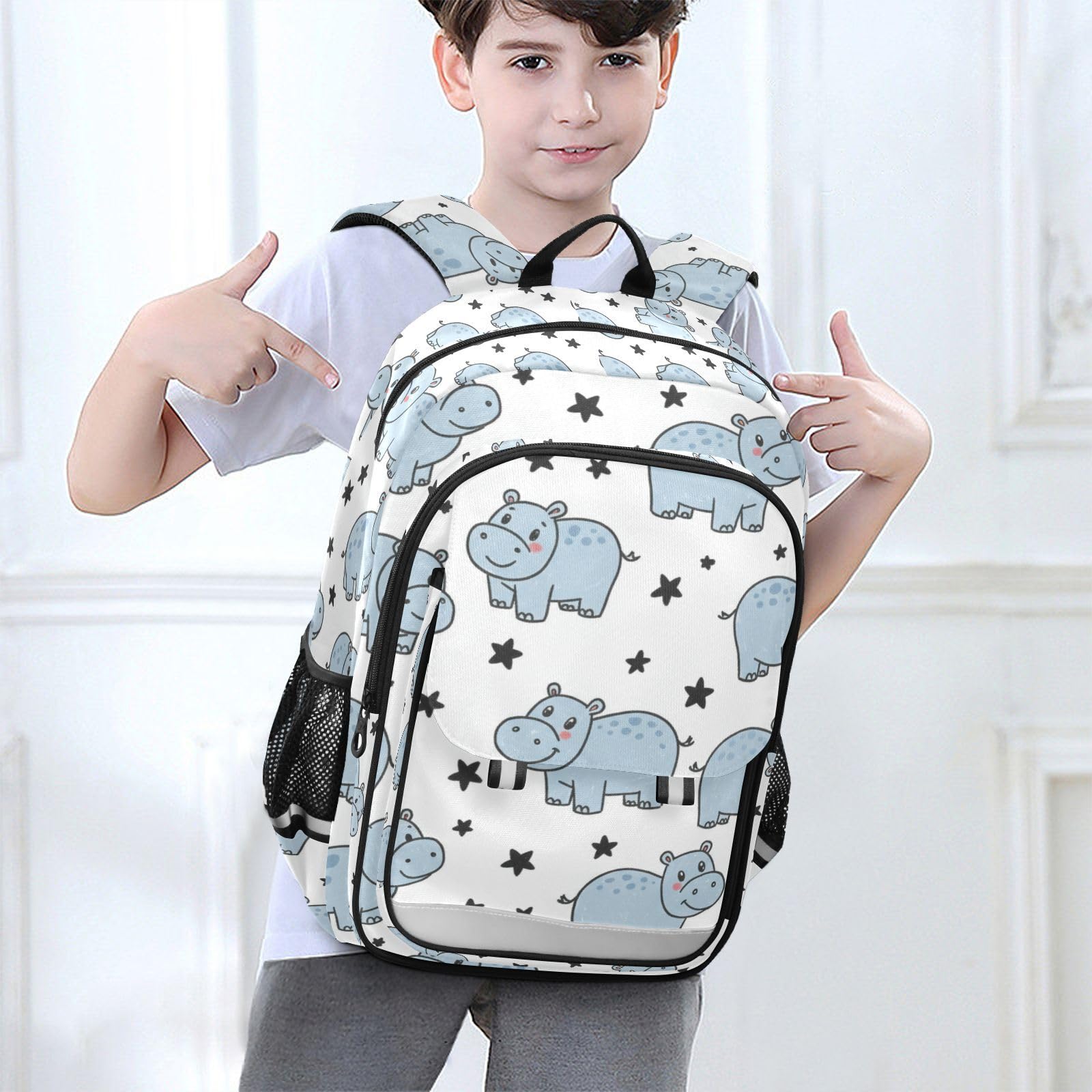 Mnsruu Sac à dos pour ordinateur portable de 15,6 pouces - Sac à dos de voyage léger pour le travail universitaire - 45 x 33 x 17 cm