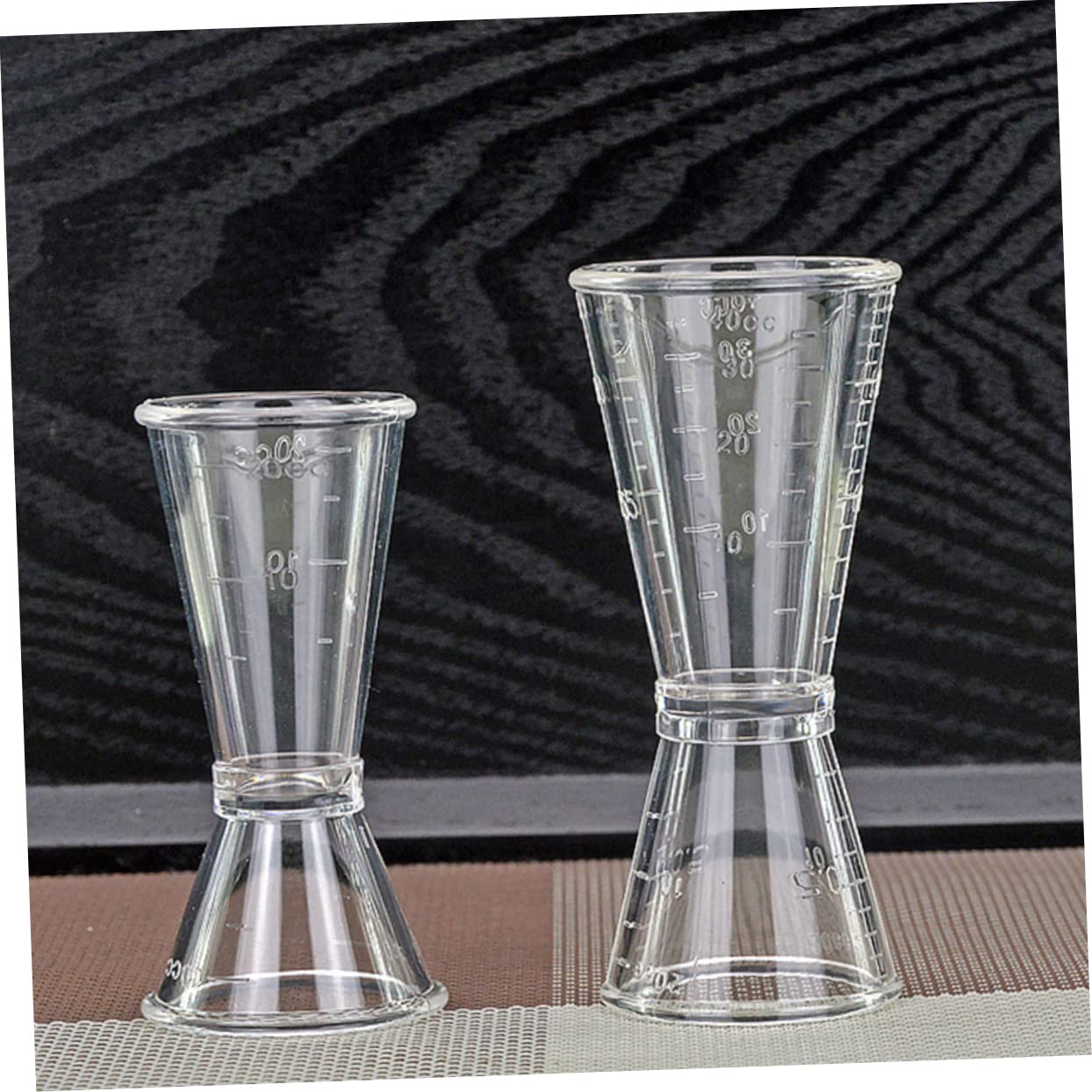 Cabilock Juego De 3 Utensilios Esenciales Para Bar En Casa: Vaso Medidor De 2 Onzas Medidor Preciso De Ingredientes Para Bebidas Kit De Accesorio Tamaño L 4 Piezas X 3