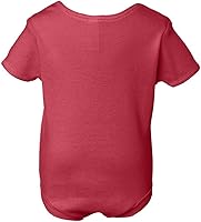 Vista 2 de Bella Canvas B100 Bebé de manga corta bebé costilla de una pieza, Rojo