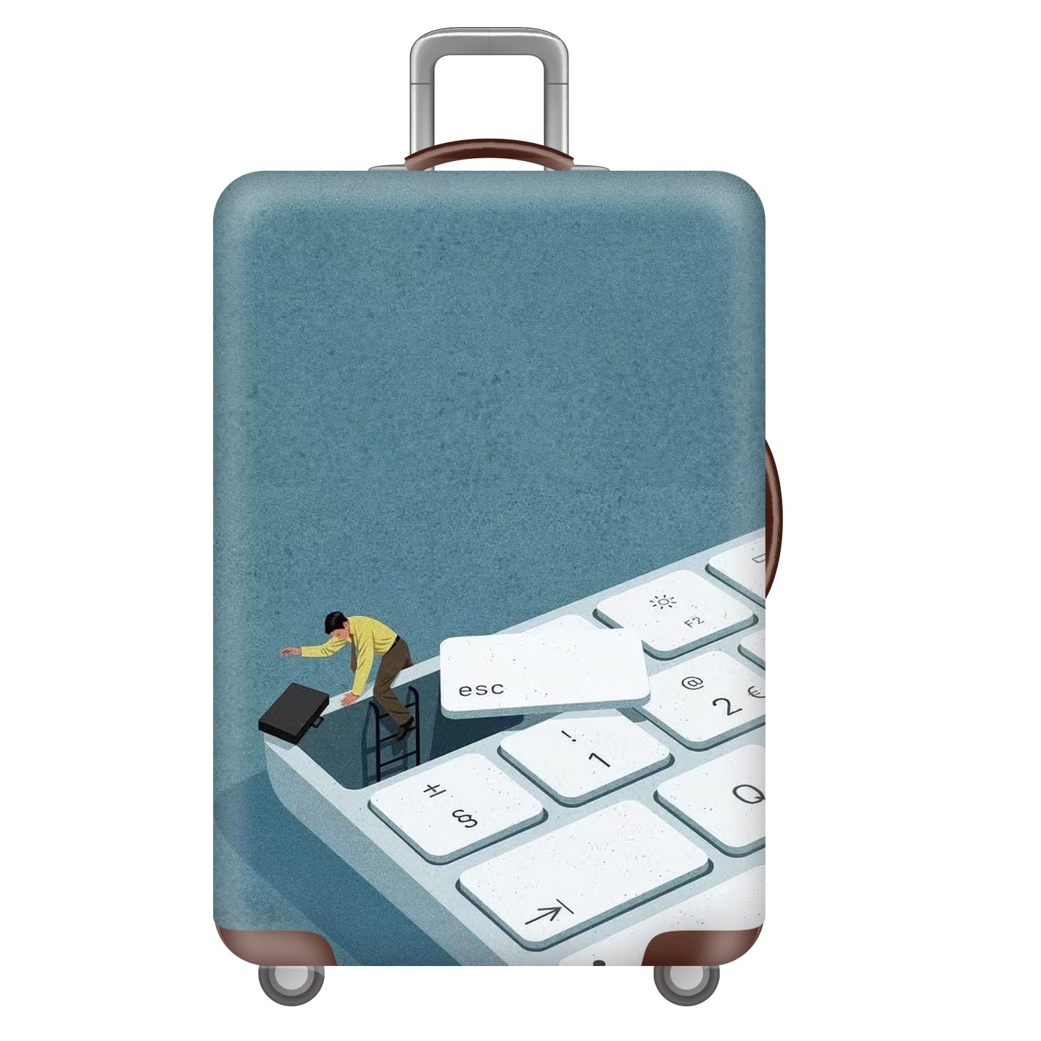 YDSH Coperchio per Bagagli Cover Proteggi Copertura Copertura Valigia Bagagli Custodia Protettiva per Valigie (per 18-32 pollici YDSH Coperchio per Bagagli Cover Proteggi Copertura Copertura Valigia Bagagli Custodia Protettiva per Valigie (per 18-32 pollici