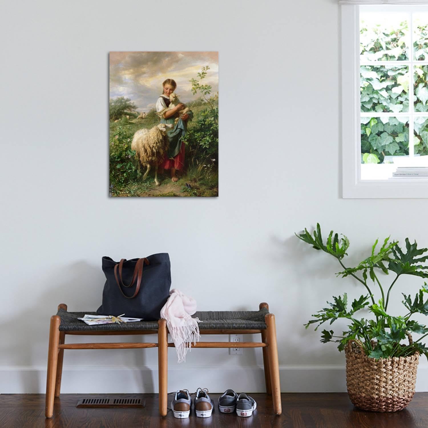 Amazon.com: ART.COM Wall Giclee Print The Shepherdess, 1866 by