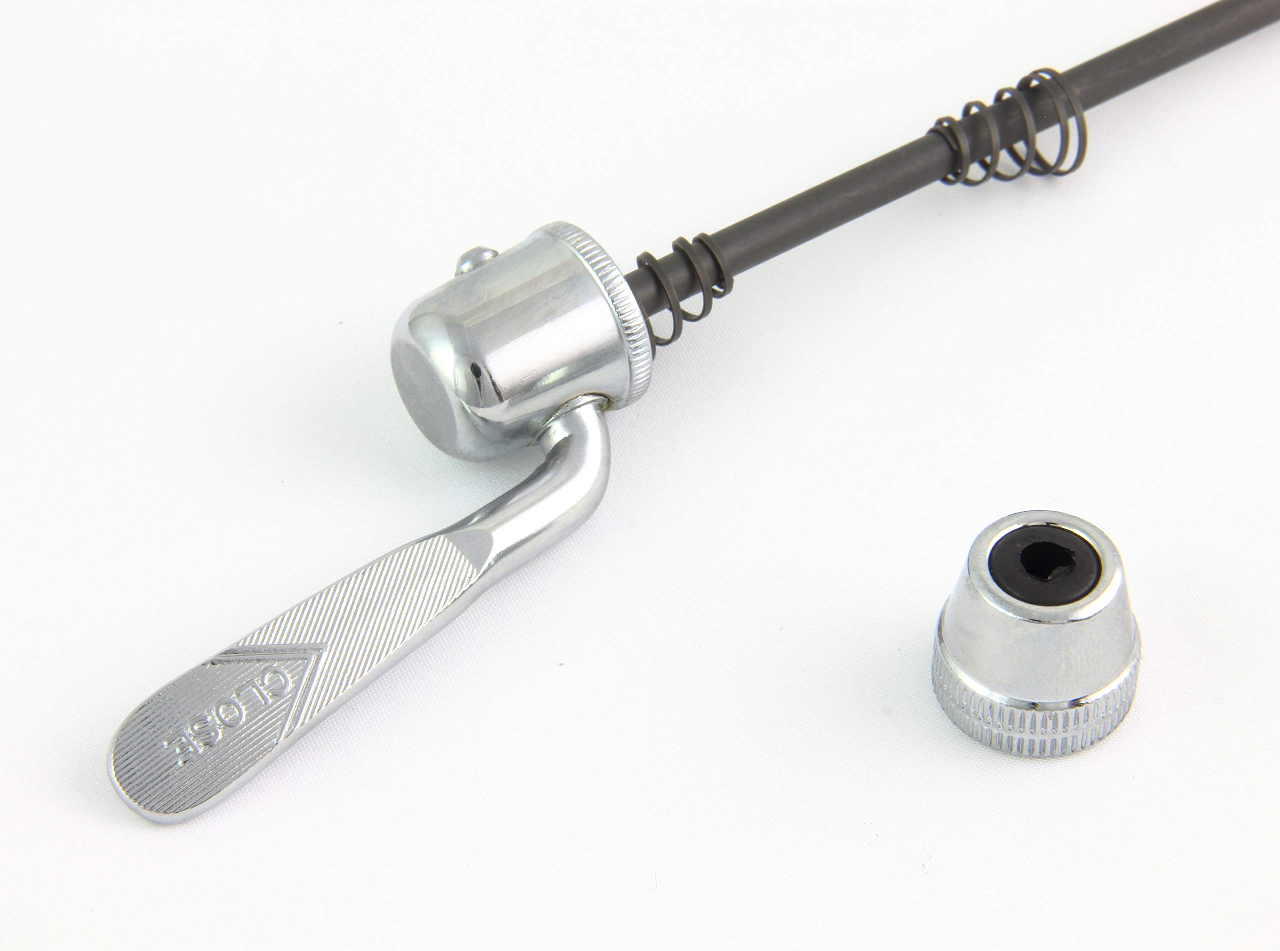 Quick Release R01-0001 Rear Bicycle Wheel Skewer for Trainer in Silver