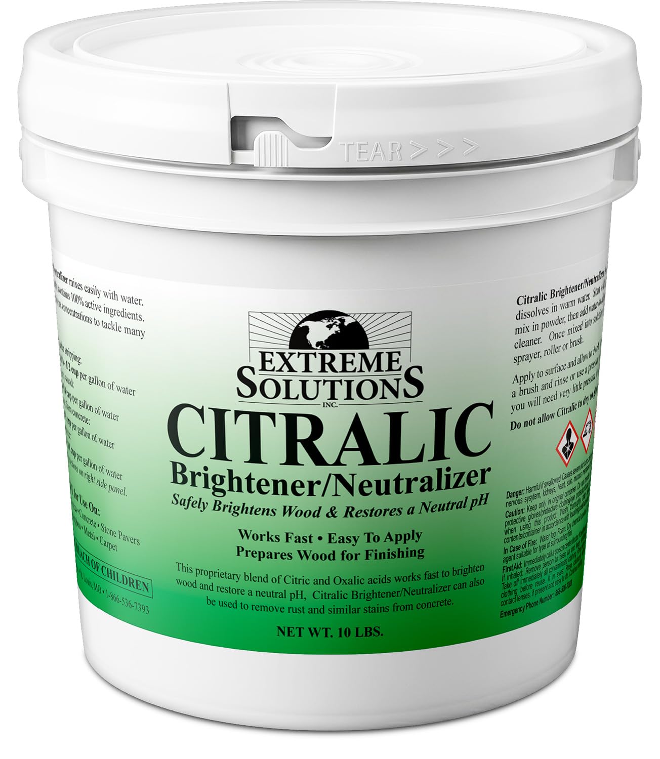 Woodrich Brand Citralic Wood Brightener & Neutralizer for