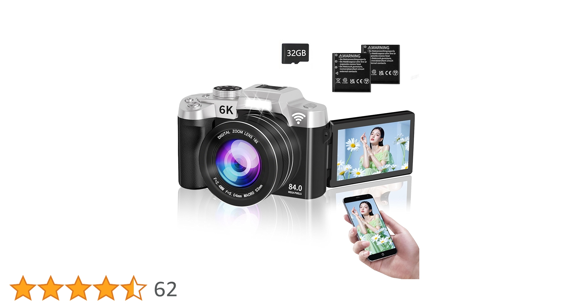 デジタルカメラ hopeDavinci Resolve19 STUDIO 楽天市場】【5K(新発売)!!】デジカメ デジタルカメラ 5K wifi