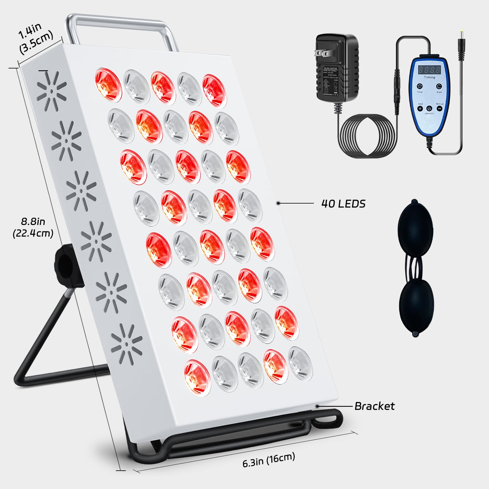 近赤外線パネル LLD-P40LED 33W IRHPL24-赤外線投光器-赤外線投光器(IR-LED)-LED投光器・LED照明