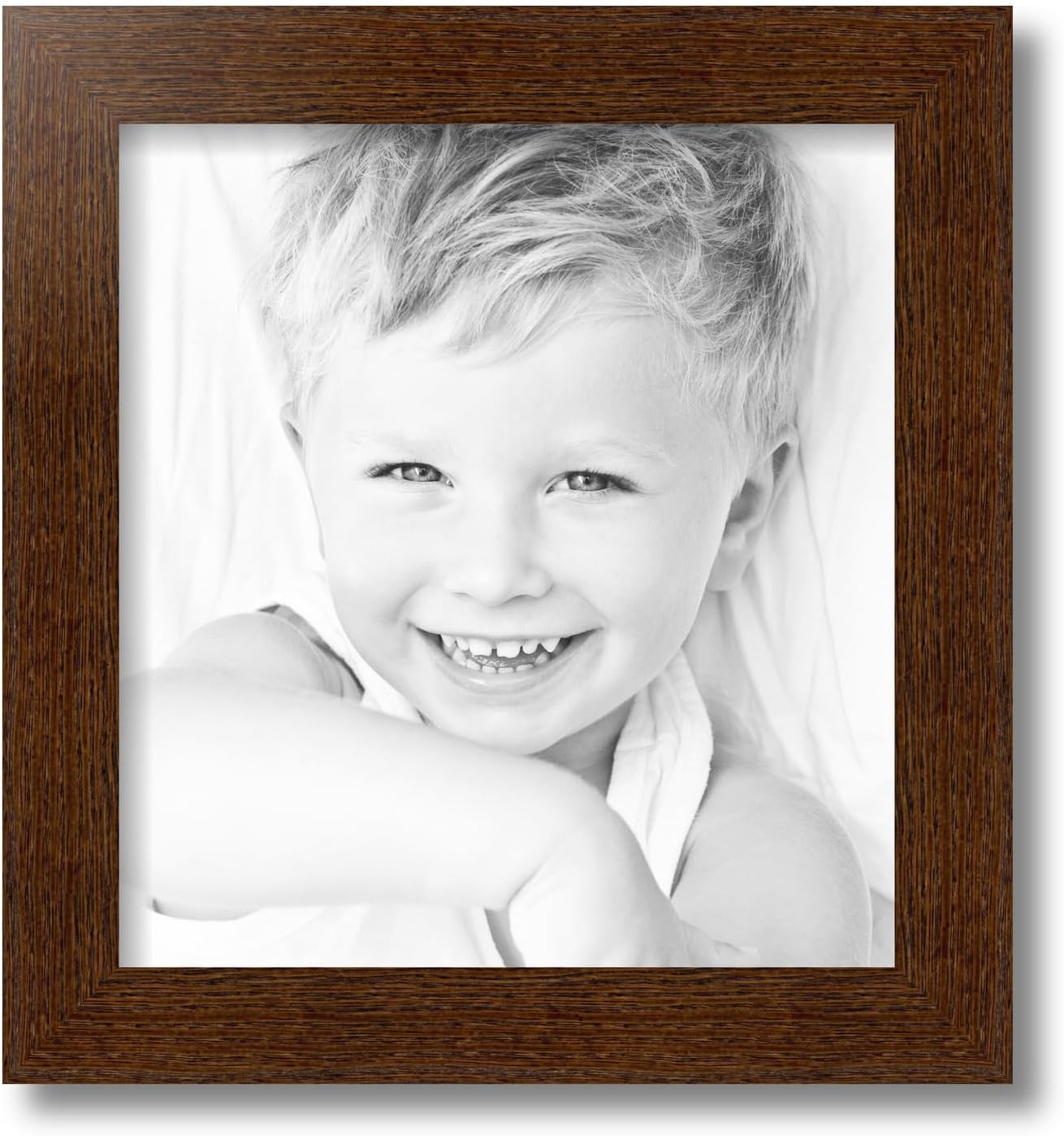ArtToFrames 12x13 inch Brown - Distressed Wood Wood Picture Frame, 2WOM82223-103-12x13