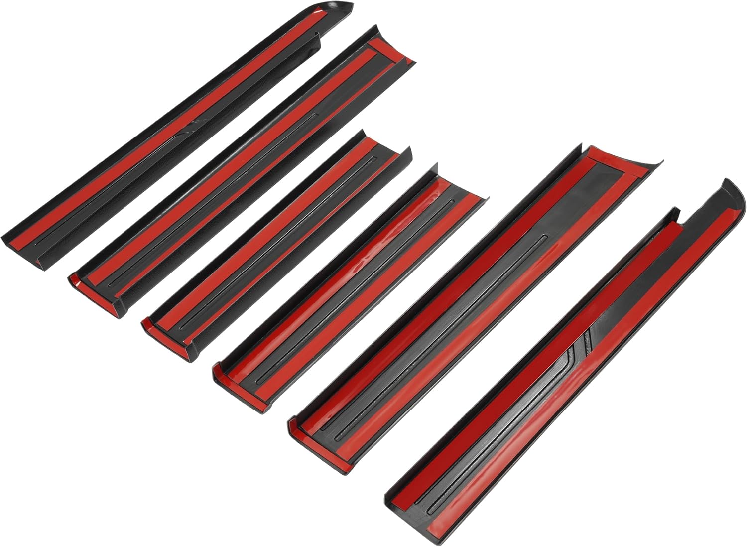 ALMULOO Truck Bed Side Rail Cover Compatible with 2014-2020 Toyota Tundra 5.5 feet Bed only Replacement for 66249-0C090 66248-0C090 Plastic(ABS) Textured Black