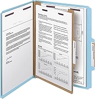 Vista 6 de Smead carpeta de clasificación, Azul