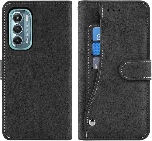 Miniatura 6 de Asuwish Funda compatible con Motorola Moto G Stylus 5G 2022 y protector de pantalla de vidrio templado, soporte para tarjetas de crédito, accesorios