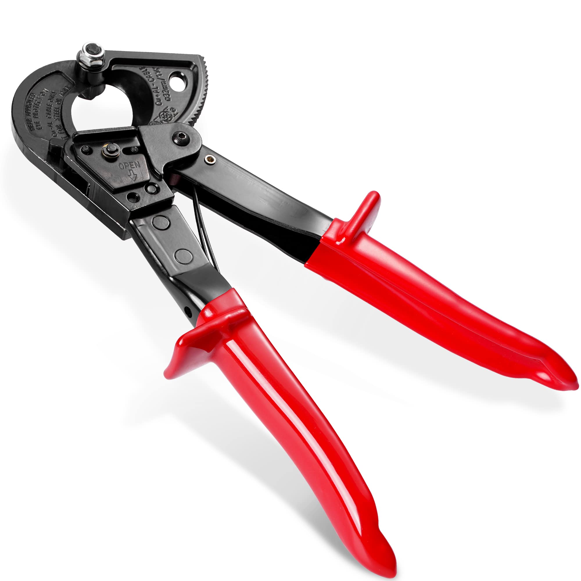 Idong Light Ratchet Cable Cutter, Hs325a Aluminum Copper Ratchet Cable Cutter, Ratchet Cable Cutter And Cable Cutter Up To 240Mm²