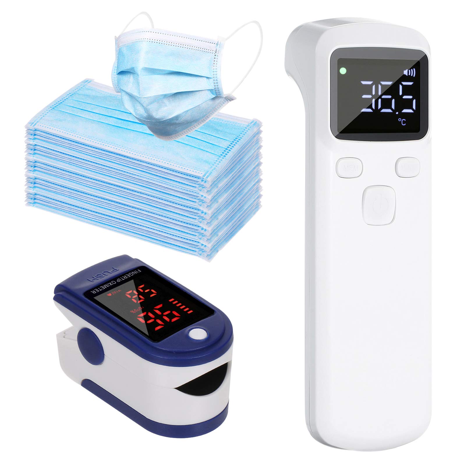 Decdeal 50PCS Cover, Body Temperature Measurement Tool, Fingertip Tool