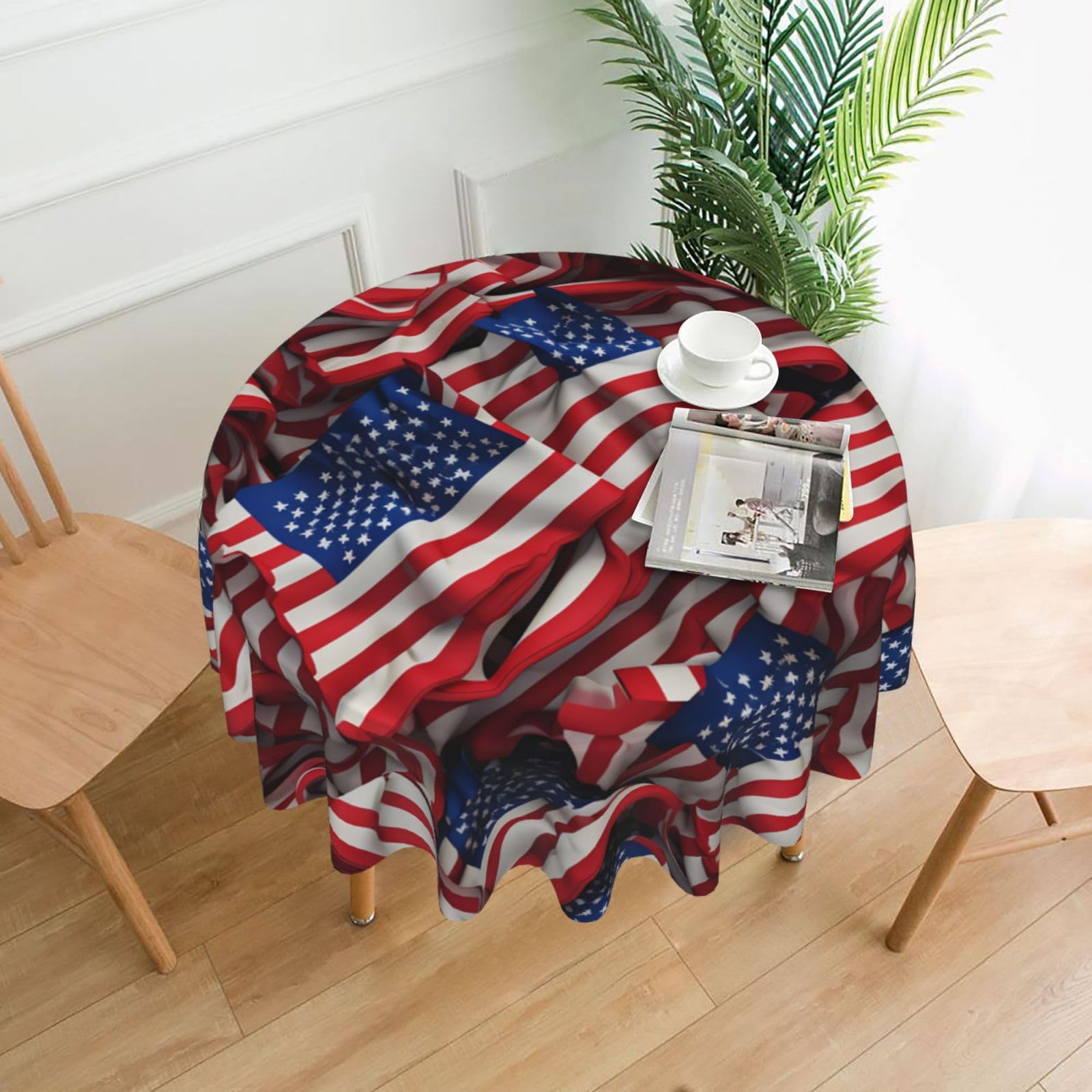 Nappe drapeaux nationaux lavable et nappe durable de 60 pouces pour resto
