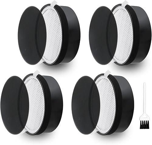 Improvedhand LV-H132 Filtro de repuesto para purificador de aire LEVOIT LV-H132, 3 en 1 Pre, H13 True HEPA y sistema de filtración de carbón