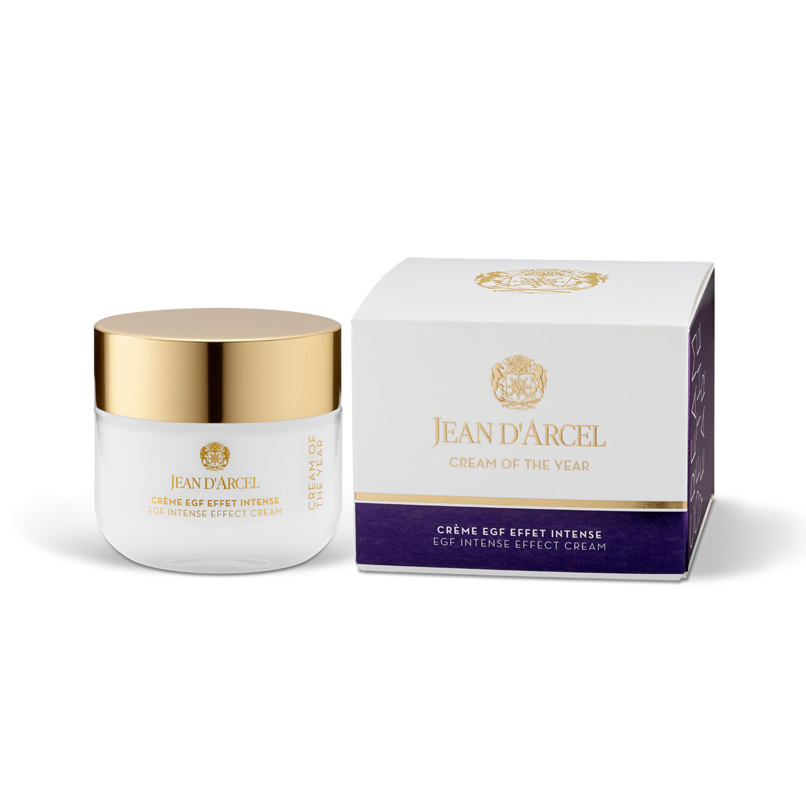 JEAN D'ARCEL Anti Aging 24h Gesichtscreme - CRÈME EGF EFFET INTENSE 50 ml - Stärkt den natürlichen Hautschutz – Verbessert die Hautfestigkeit – Fördert die Elastizität