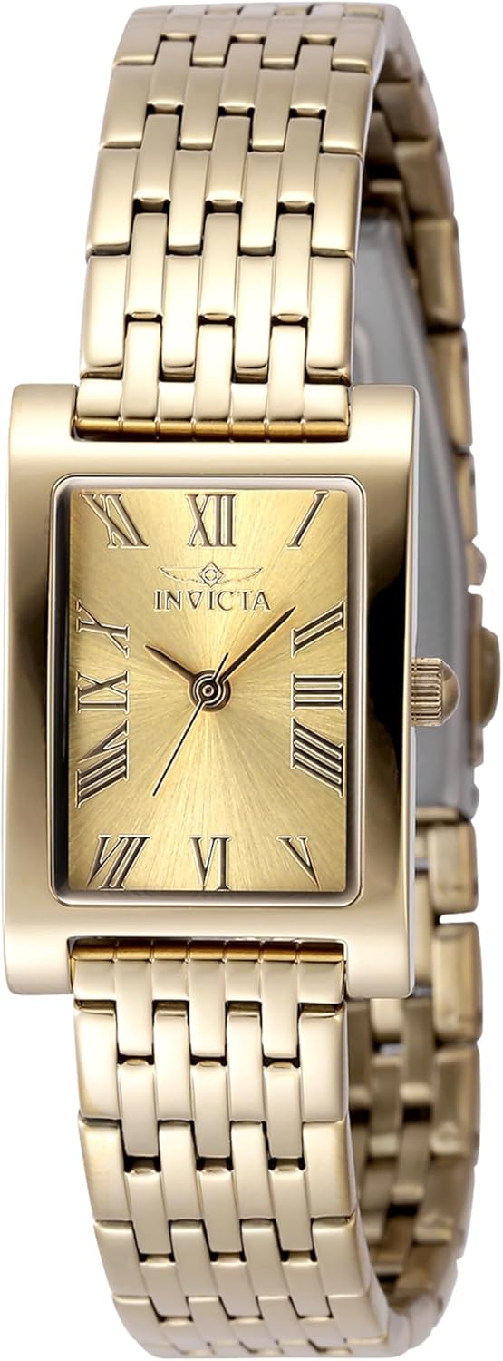 Invicta Angel Lady 19.50mm Stainless Steel Gold Gold dial PC21J Quartz