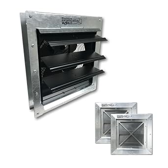BIG AIR Air Lift T10 10" Electric Exhaust Fan - High Performance Ventilation Fan for Shipping Containers, Workshops & Sea Cans Reduce Heat & Moisture - Bluetooth