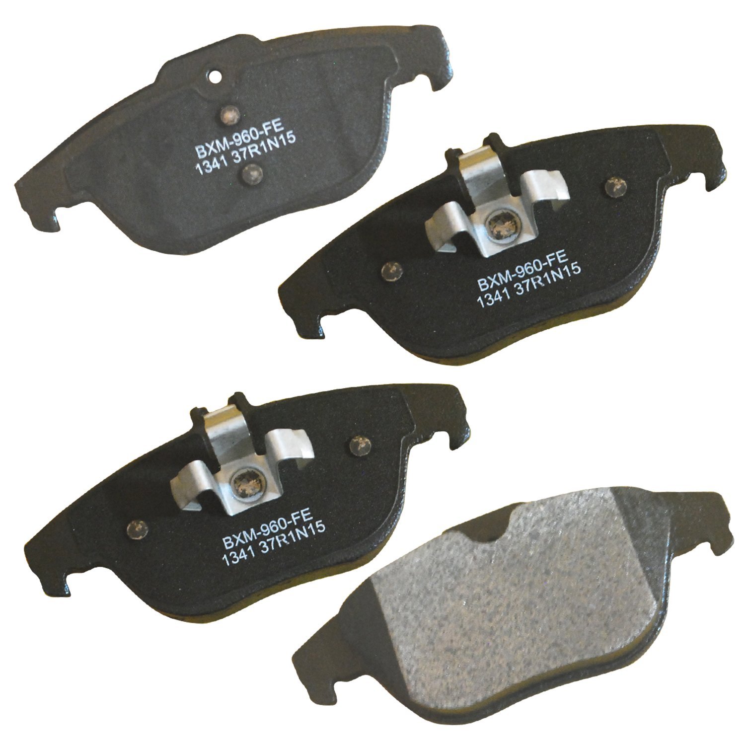 Bendix Premium SBM1341 Semi-Metallic Rear Brake Pads for Select Models Mercedes-Benz C180, C200, C230, C250, C280, C300, C350, E250, E300, E350, E400, E550, GLK250, GLK280, GLK300, GLK350