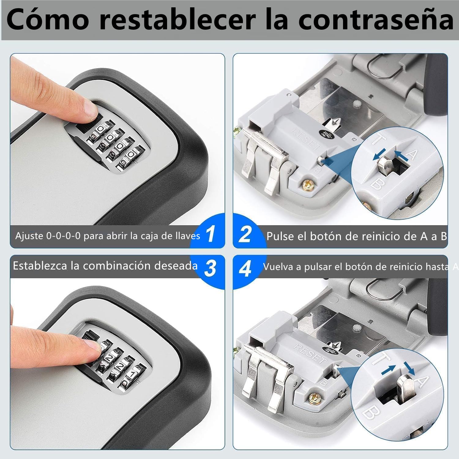 Caja De Llaves Con Codigo Caja De Llaves Segura Montada En La - Main Image