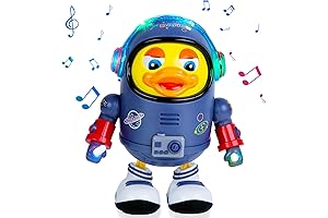 Electric Dancing Duck Toy with Lights and Melodies