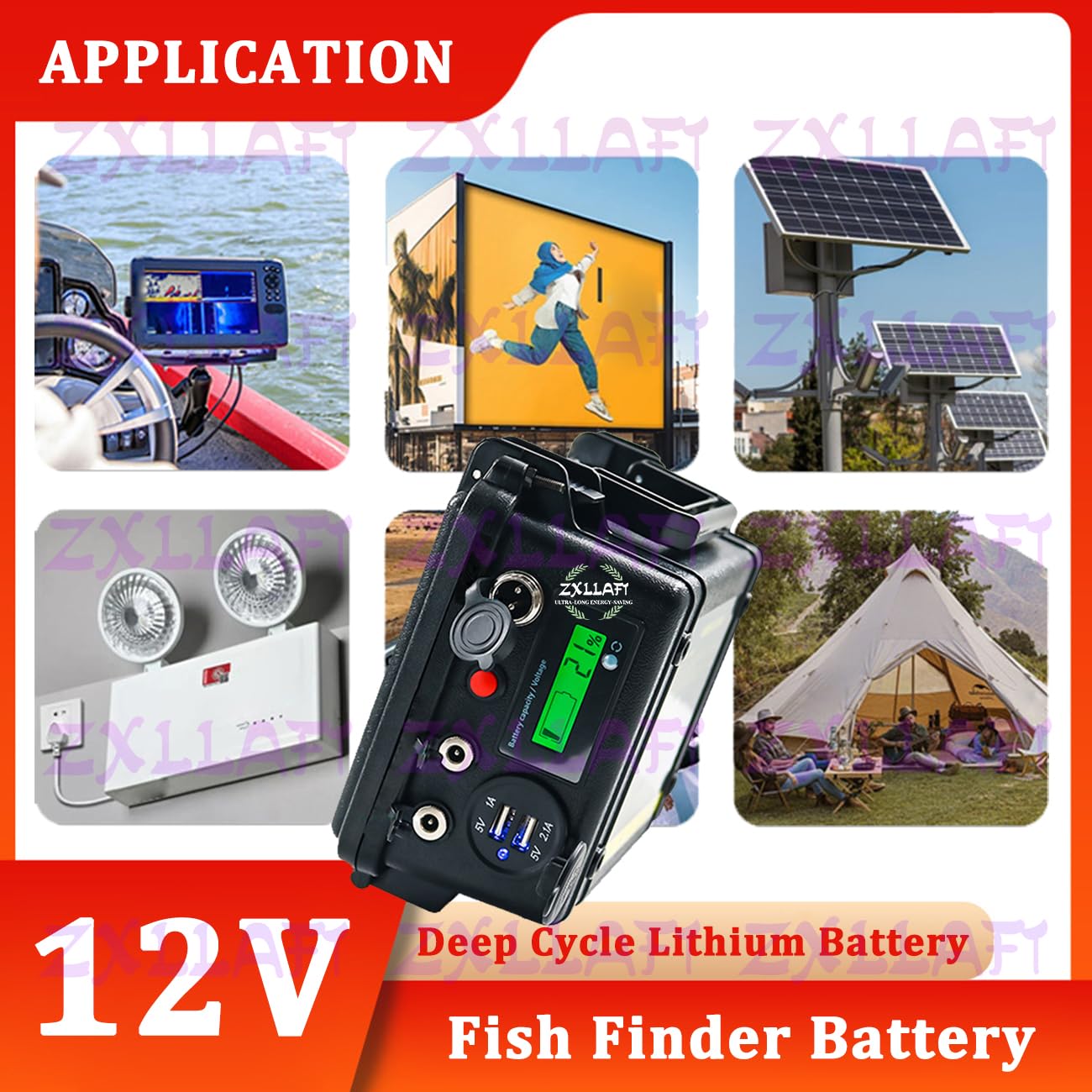 Batería Litio 12 V 20 Ah 30 Ah Batería Ciclo Profundo