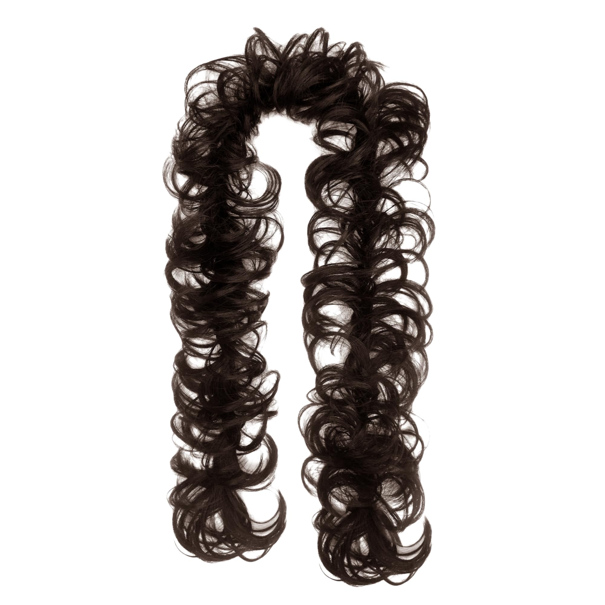 Sanas (1Pc) Hair Extensions For Women Real Hair Extension For Women Artificial Hair Extension Originals Hair Extensions Extra Hair Attachment For Ladies (1Pc) (Brown)