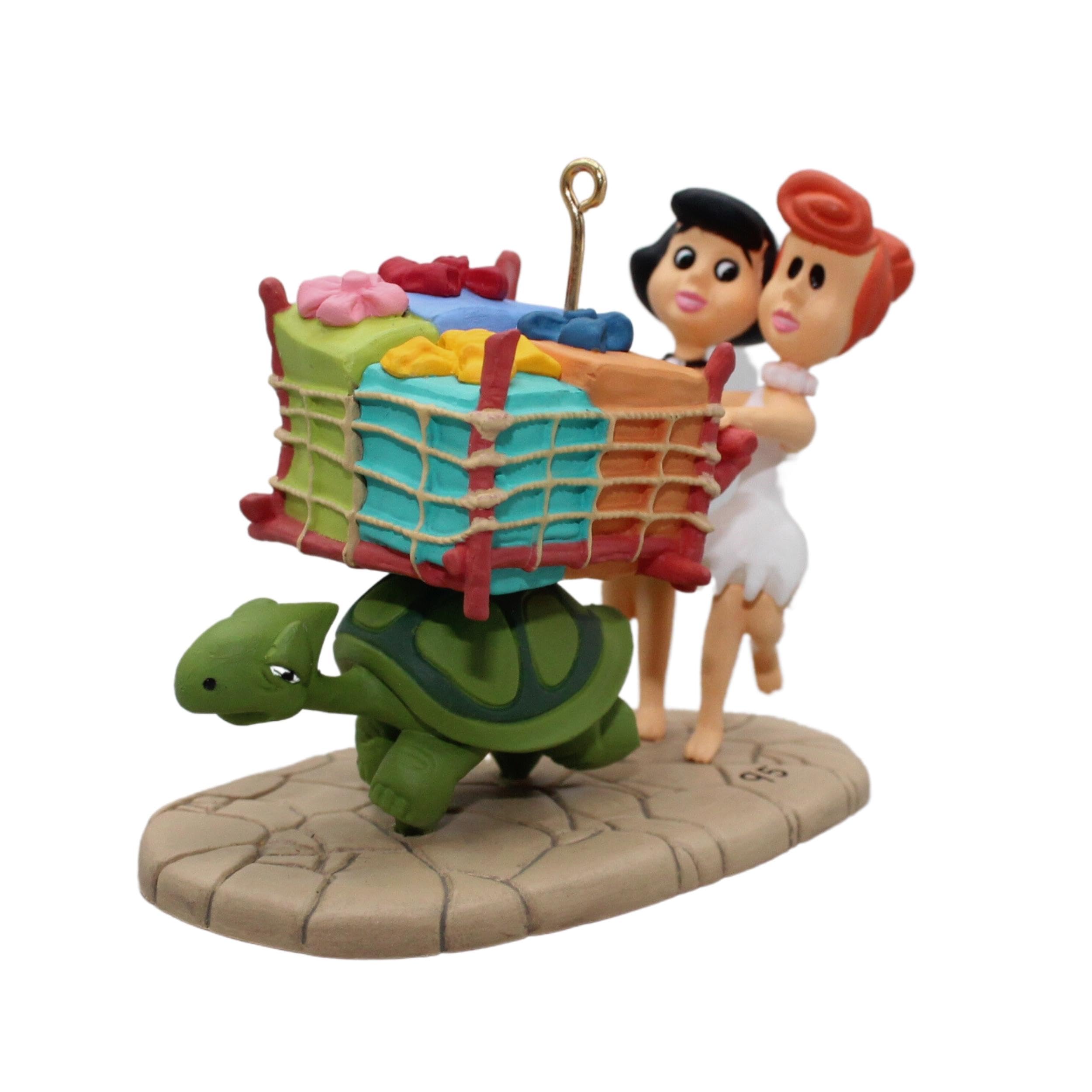 1 X 1995 HALLMARK KEEPSAKE ORNAMENT "THE FLINTSTONES" BETTY AND WILMA by Hallmark