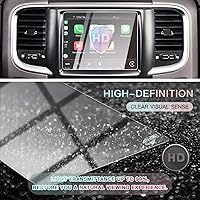 Vista 6 de CDEFG Protector de pantalla de automóvil con control central, protector de pantalla táctil para Dodge RAM 1500/2500/3500 Uconnect 2013-2018, vidrio
