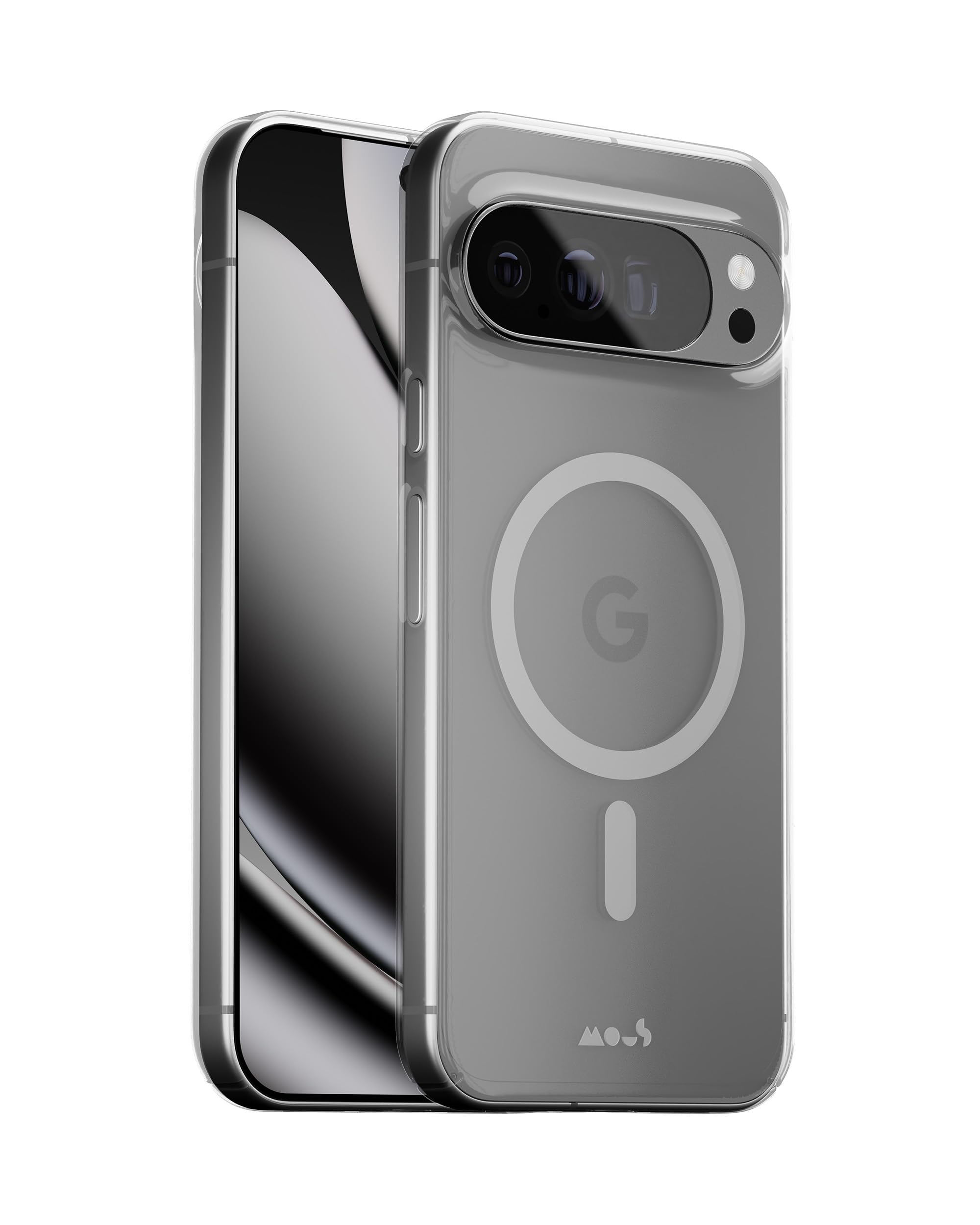 Coque Pixel 10 Pro XL fine transparente Mous protégeant des chutes sans jaunir