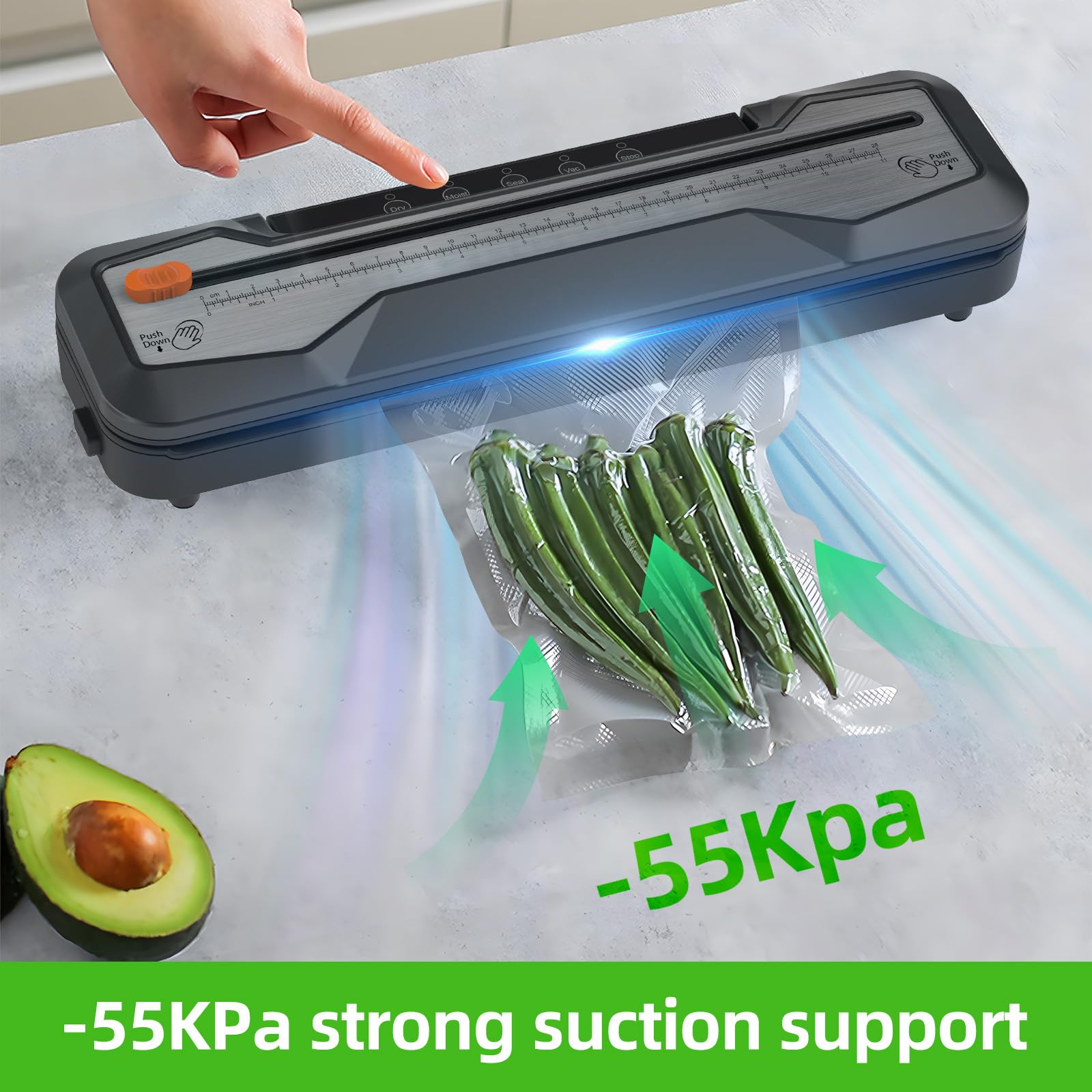 Amazon.co.jp: fangzi food vacuum sealer machine 真空シーラー機