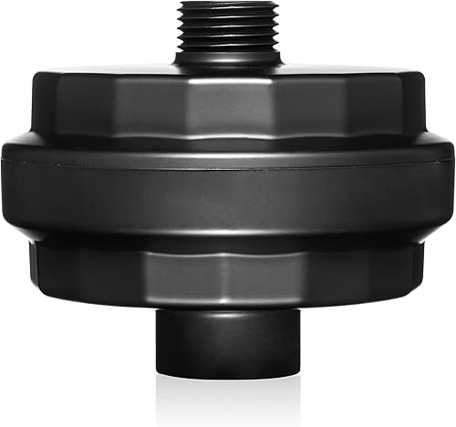 Miniatura 4 de Brondell Filtro de ducha VivaSpring, negro mate compacto  Alto rendimiento, 100% filtración KDF de alta pureza, con cartucho de filtro FF-30, agua