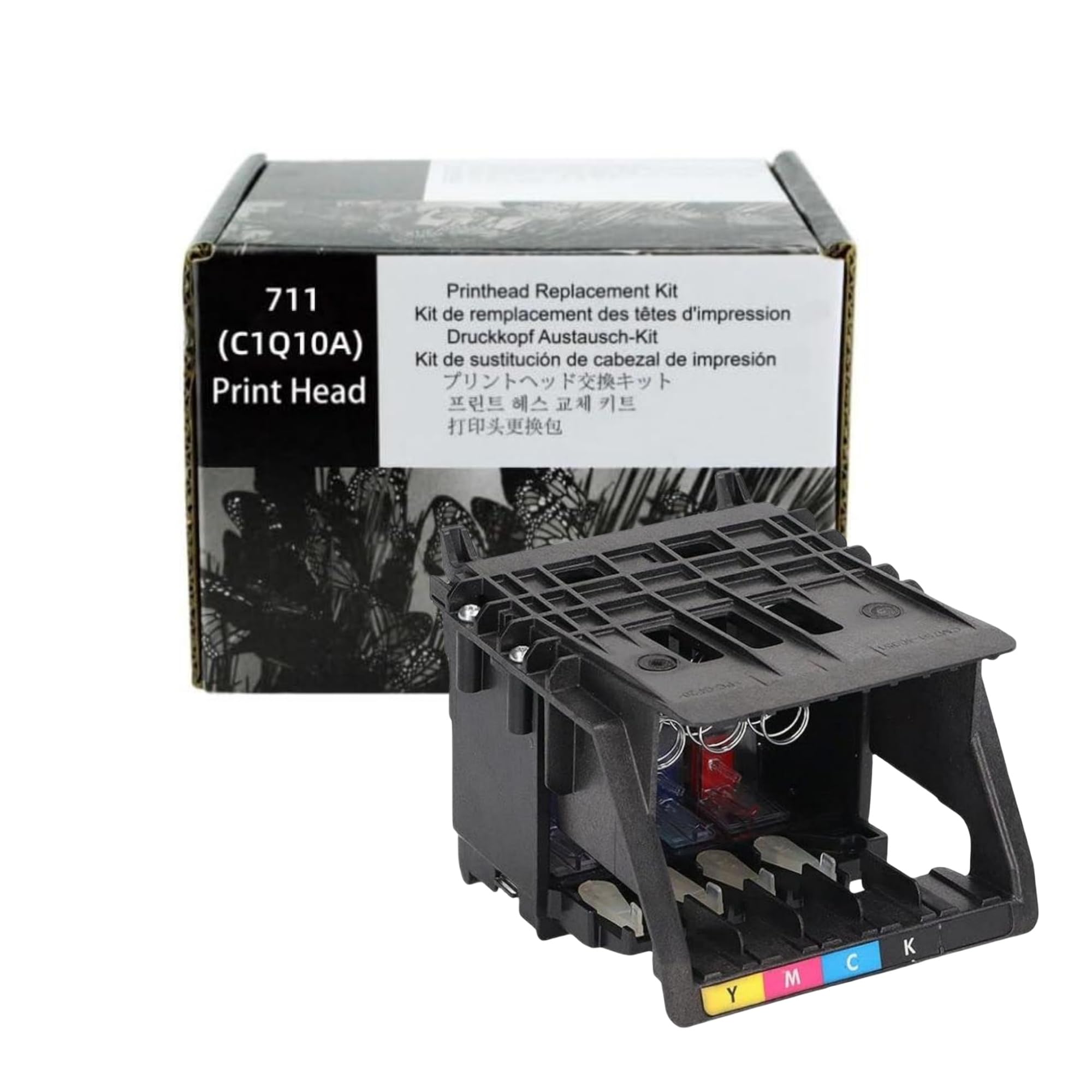 Photo 1 of 711(C1Q10A) Printhead(with Chip) Replacement for HP 711(C1Q10A) Printhead(New) for DesignJet Printers - Compatible with T120/T125/T130/T520/T525/T530 | Genuine HP 711 Print Head