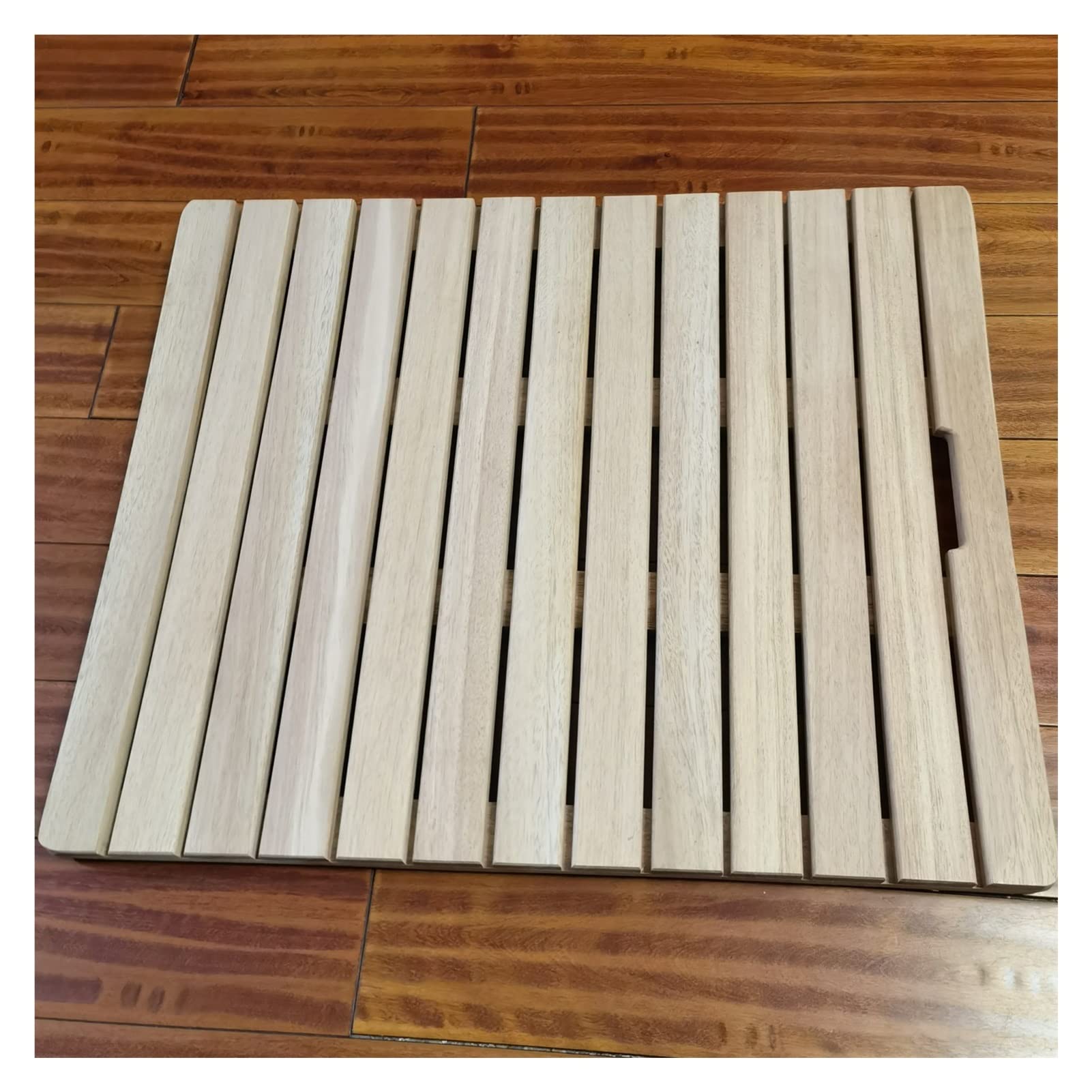 Tapis salle de bain bambou diatomite antidérapant imperméable tapis de douche naturel