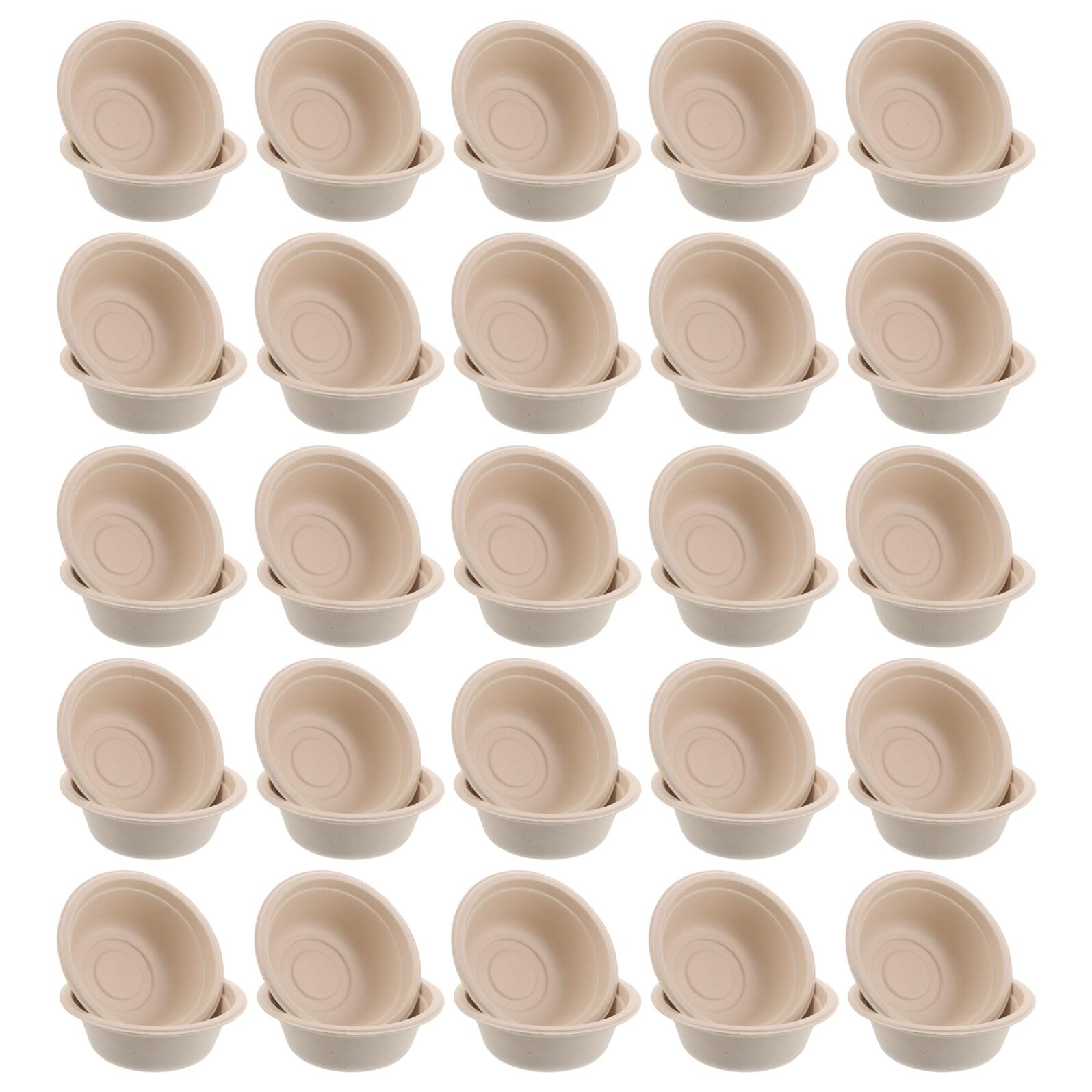 Lot de 100 gamelles jetables pour animaux bol papier portable chat chien