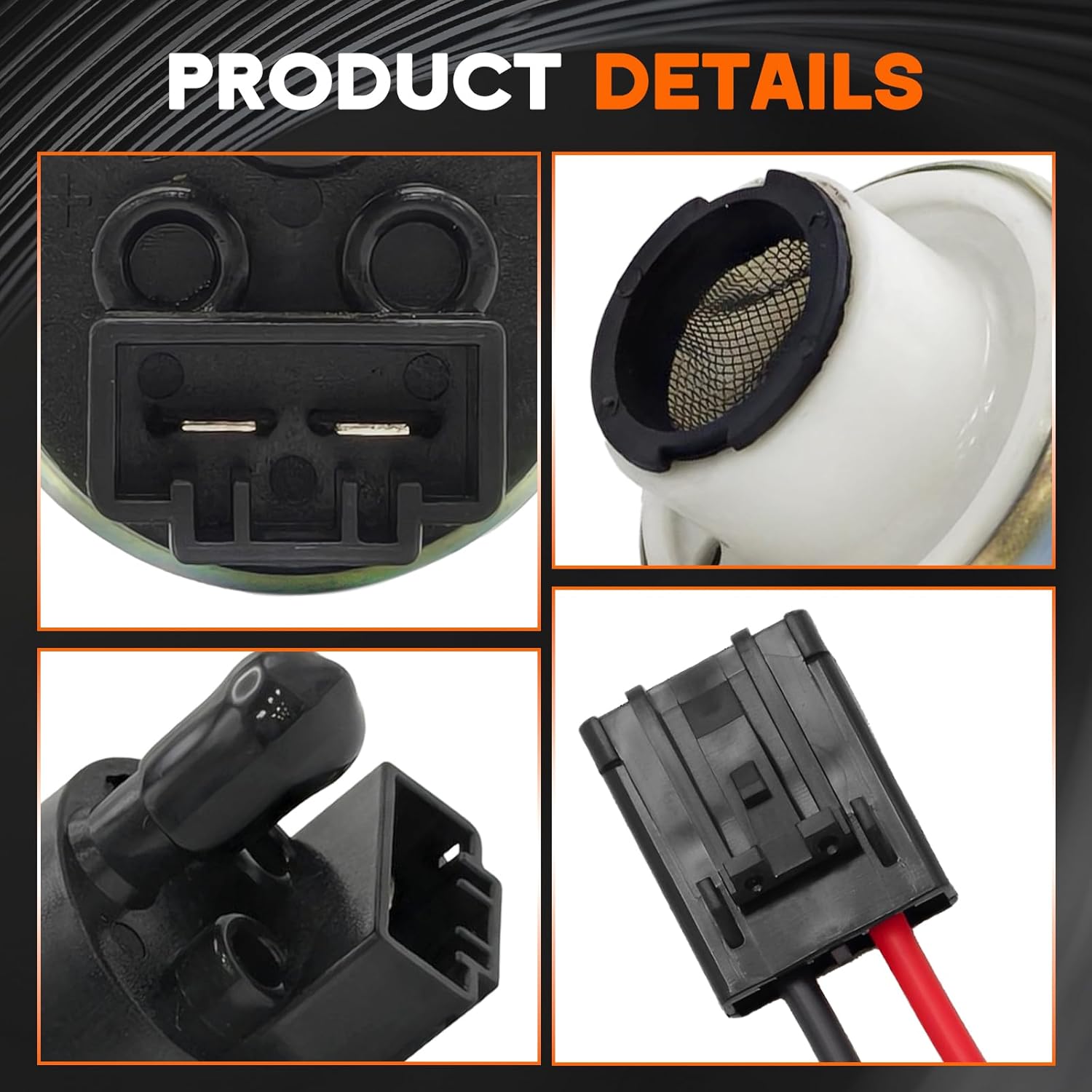 255LPH High Performance Electric Fuel Pump Compatible With Walbro GSS340,Include Installation Kits