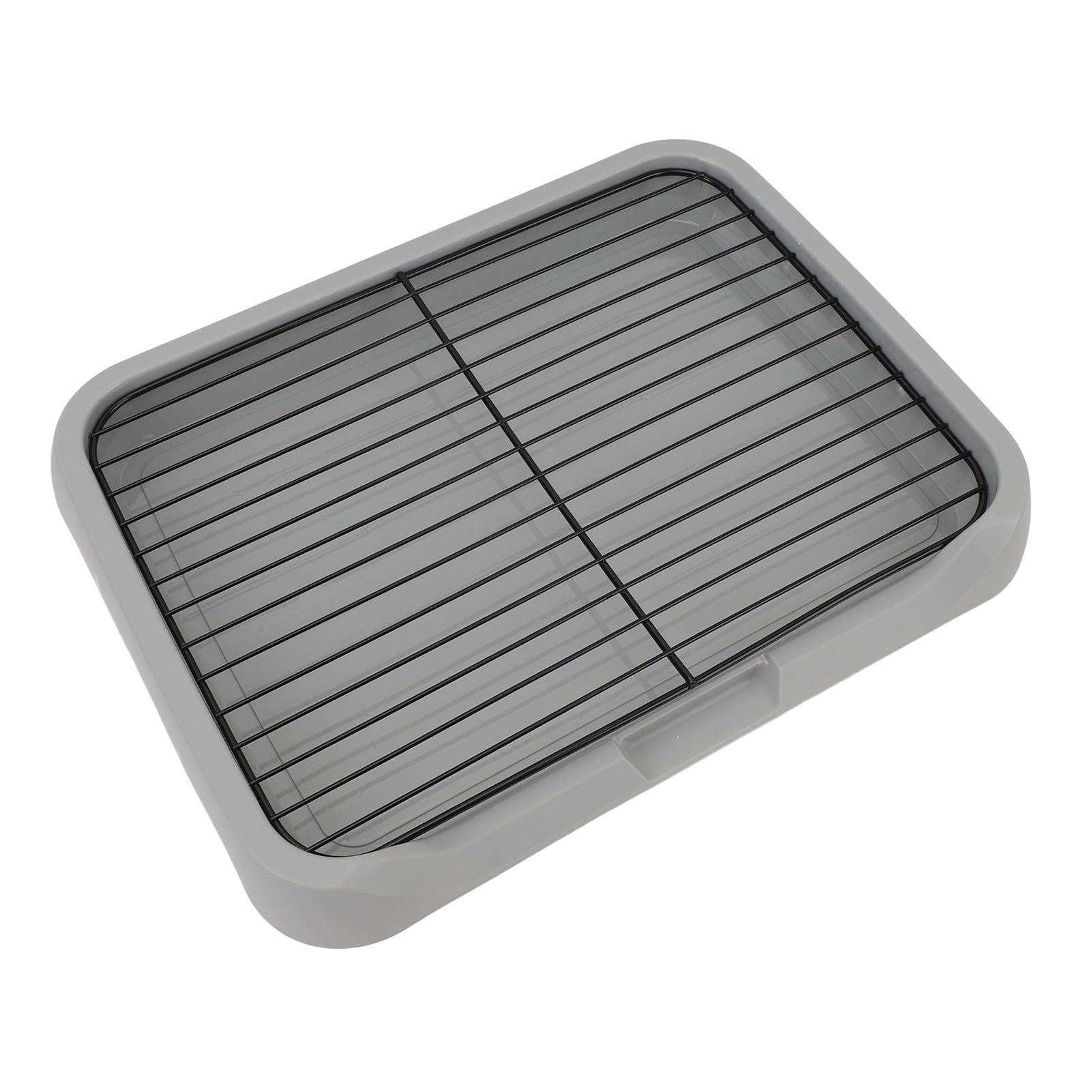 Mesh Dog Potty Tray, 18.11x14.96in Indoor Dog Potty with Pee Pads, Leak Training Toilet for Small Medium Dogs, Prevents Stepping on Waste, Easy Cleanup, and