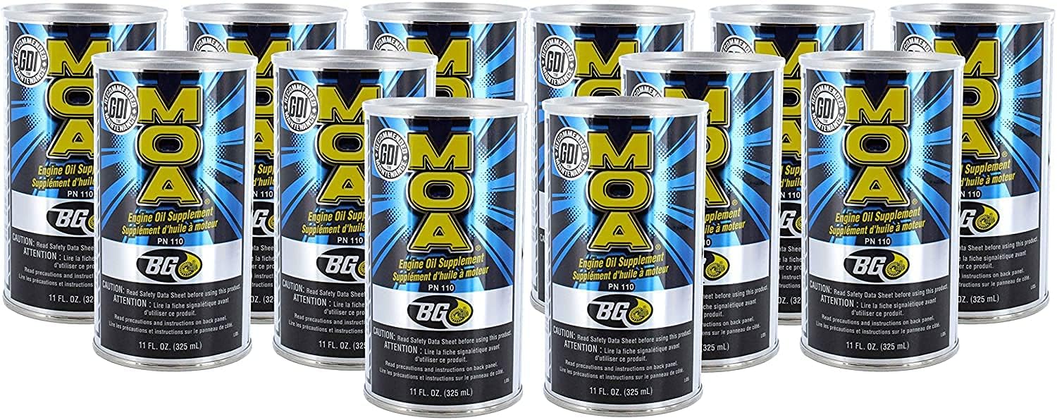 BG MOA Motor Oil Additive 11oz (12 Pack) Automotive