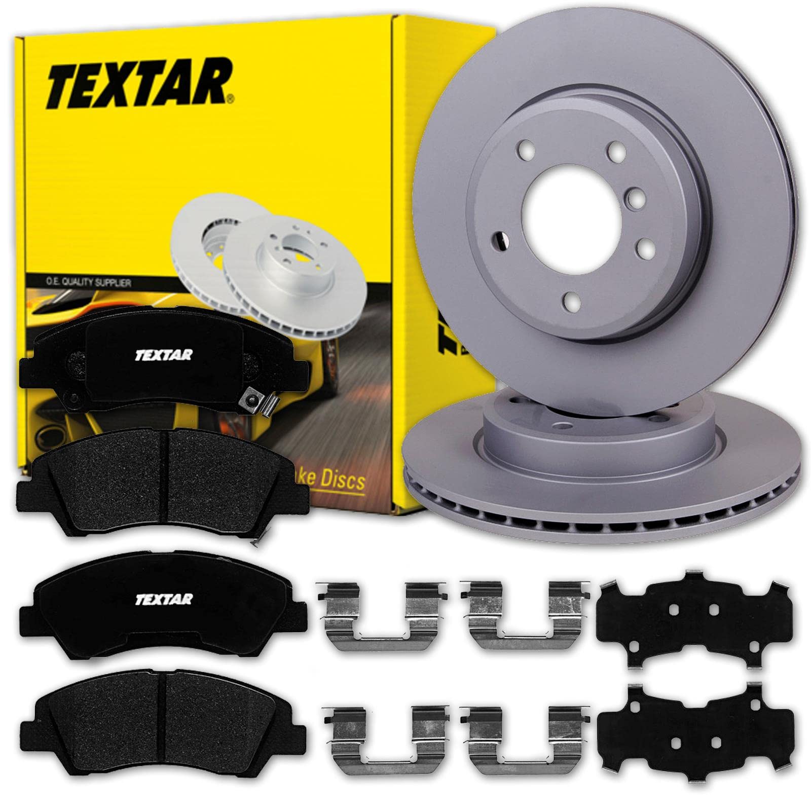 Textar Bremsscheiben 252mm + Beläge vorne | 92196503 + 2597601 Kompatibel mit i10 II (ba, Ia)