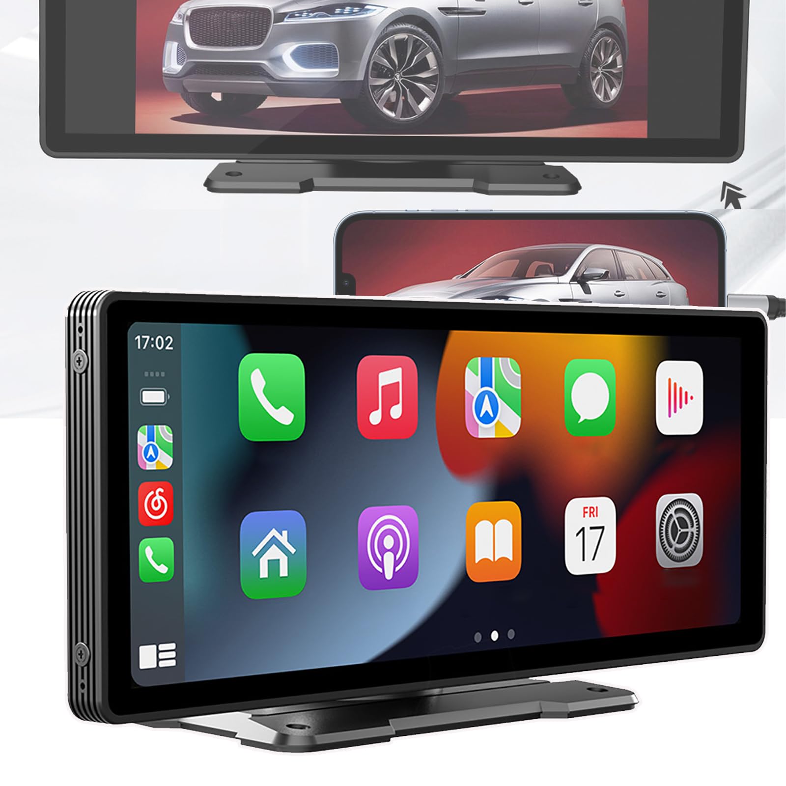 Estéreo para automóvil táctil IPS de 10.26" con Mirror Link